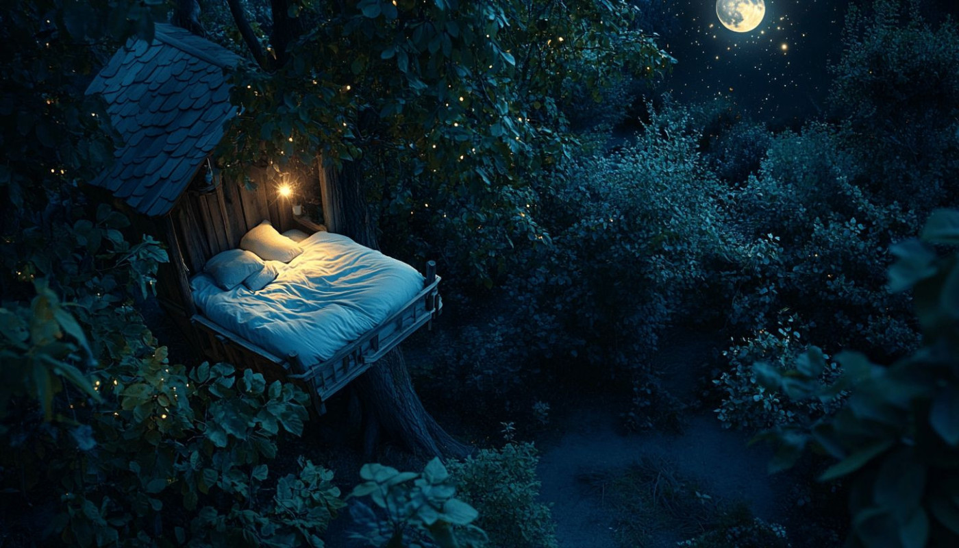 Les bienfaits d'une nuit en hauteur : dormir parmi les arbres