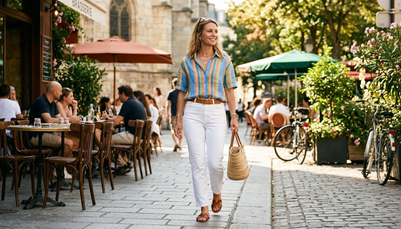 Pourquoi le jean blanc fascine tant les femmes chaque été