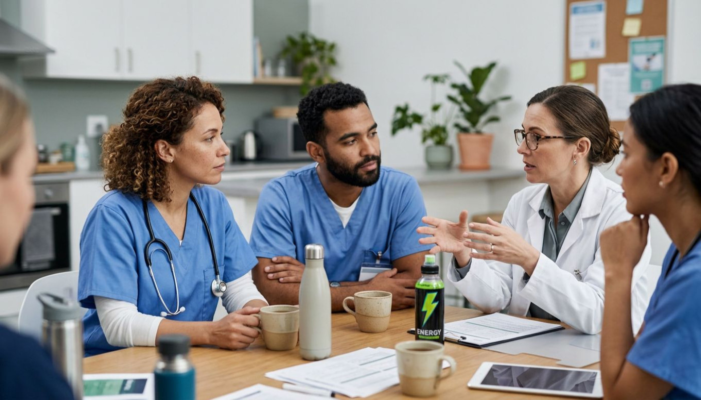 Professionnels de la santé : que pensent-ils des jus énergétiques ?